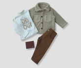 طقم شتوى 3 قطع توب رقبه